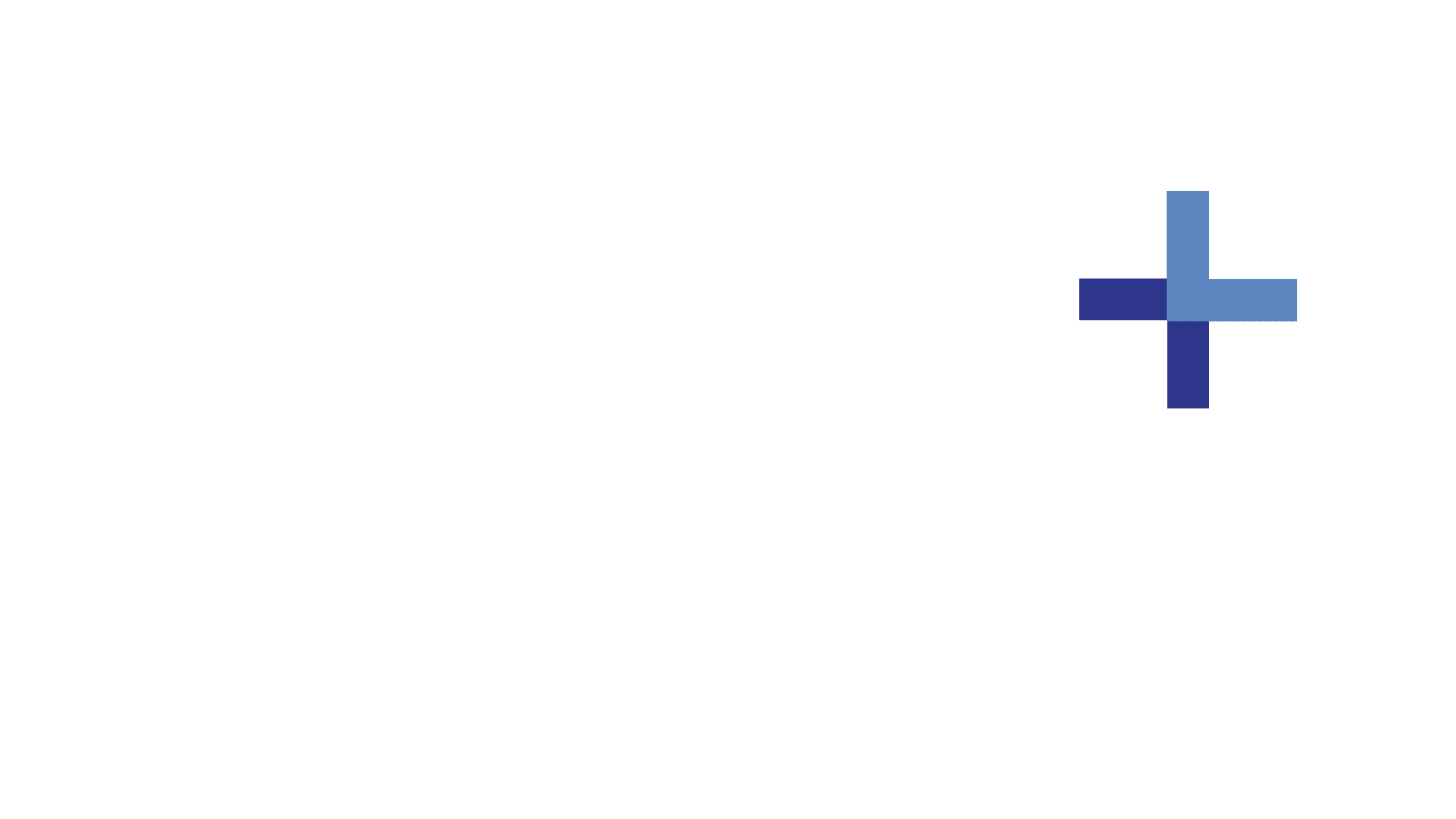 SCALE Consulting logo with blue plus sign on black background.