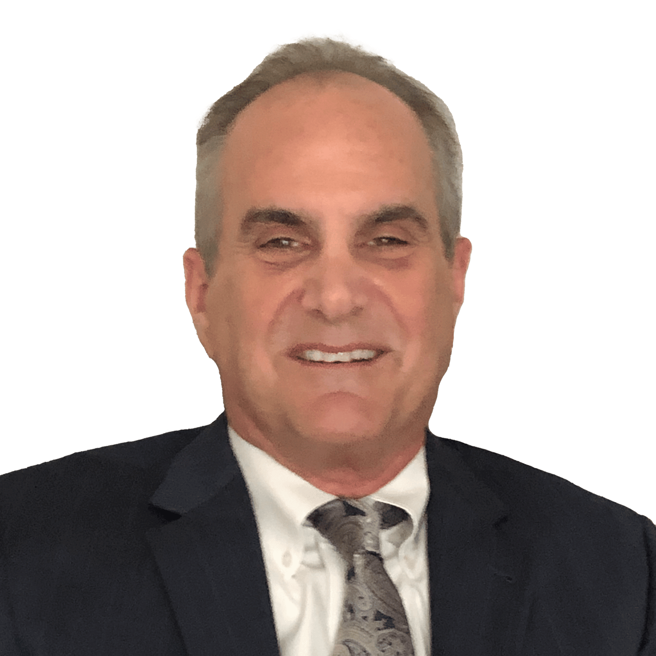Professional headshot of a smiling man in a suit and tie, ideal for business or corporate profiles.