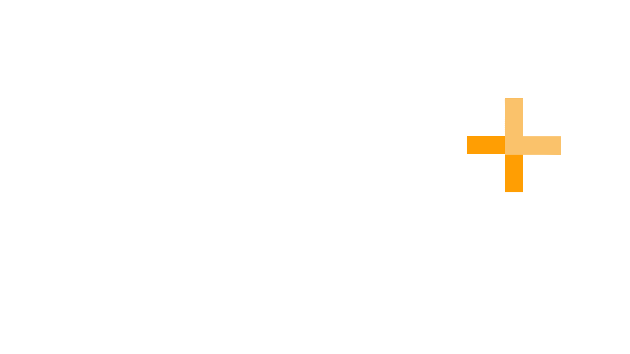 SCALE Healthcare Finance logo with white text and orange plus on black background.