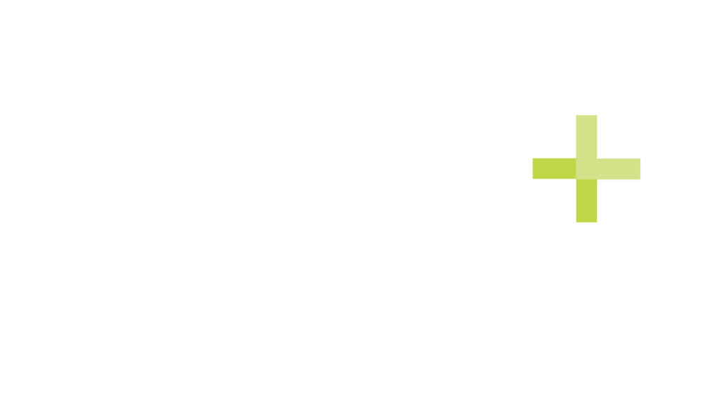 SCALE+ Payer Contracting Strategy logo with green plus sign on black background.